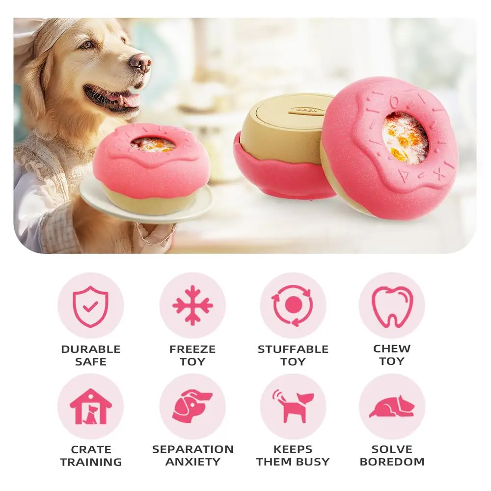 Juguetes masticables para perros grandes - reduce ansiedad con premios - imagen 3