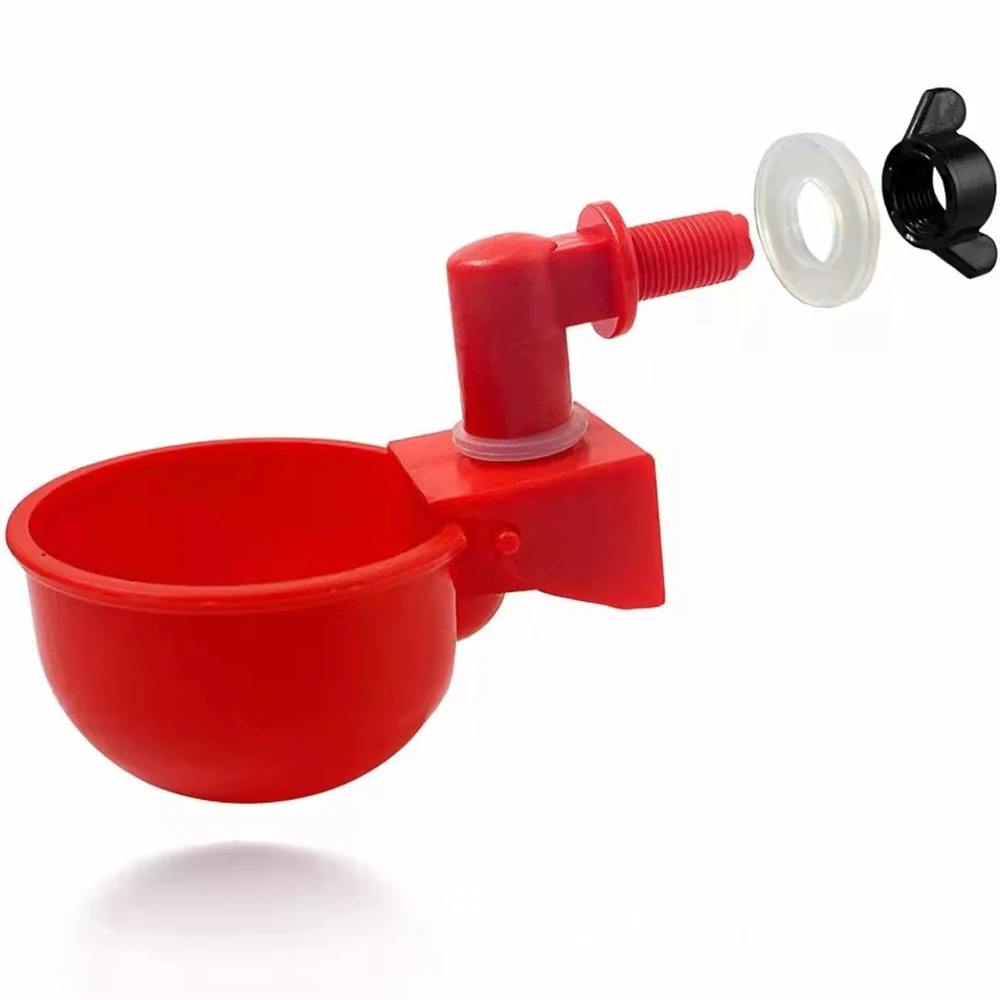 Bebedero automático para aves de corral, tazón para pollo, pájaro, tazas de agua, máquina para beber de pato, cuencos colgantes, dispensador de agua - imagen 3