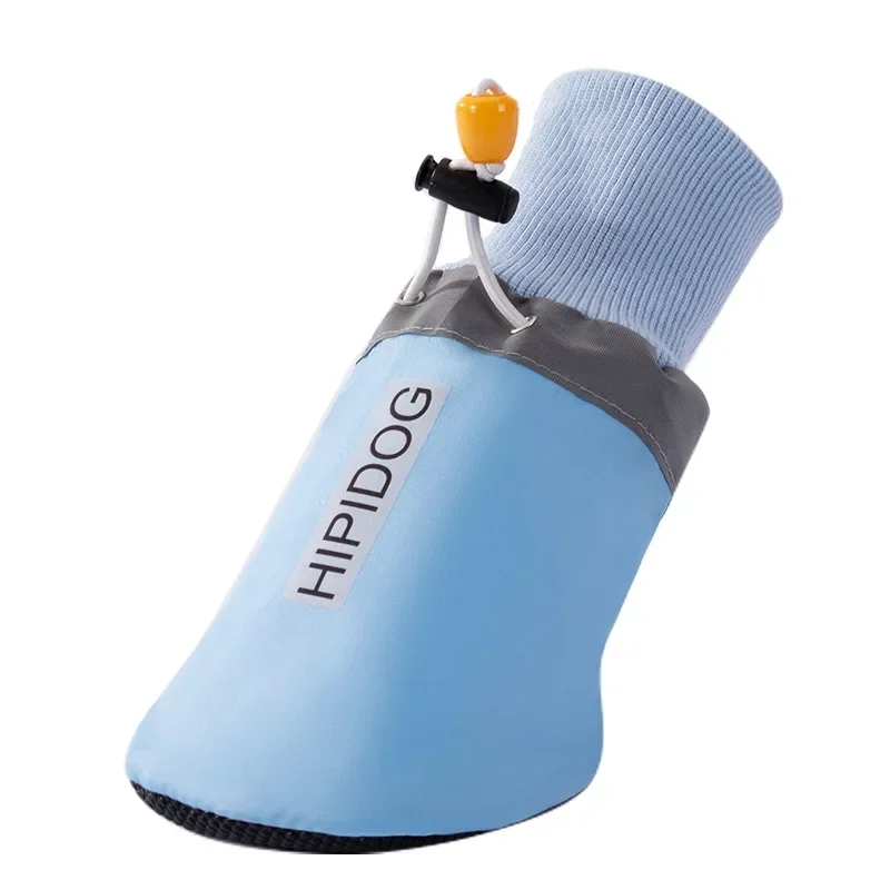 Zapatos para perros grandes con estampado inglés, perros medianos y grandes, zapatos y botas transpirables para todas las estaciones, un par de 4 suministros para mascotas - imagen 5