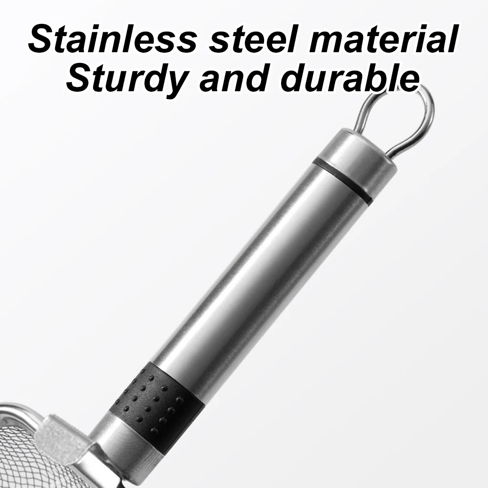 Pala para residuos de Gato, mango largo, pala de acero inoxidable, filtro de arena, pala para basura, herramienta de limpieza para mascotas, suministros para gatos, 1 ud. - imagen 5