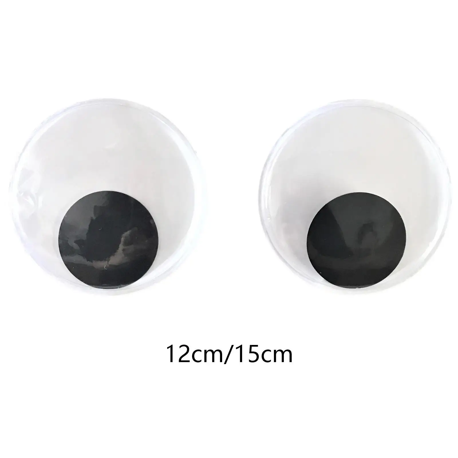 Wiggle Googly Eyes Decor Large 3D Effect Self Adhesive Sticky Eyes for Refrigerators Animate Puppets Crafts Handicrafts Photos