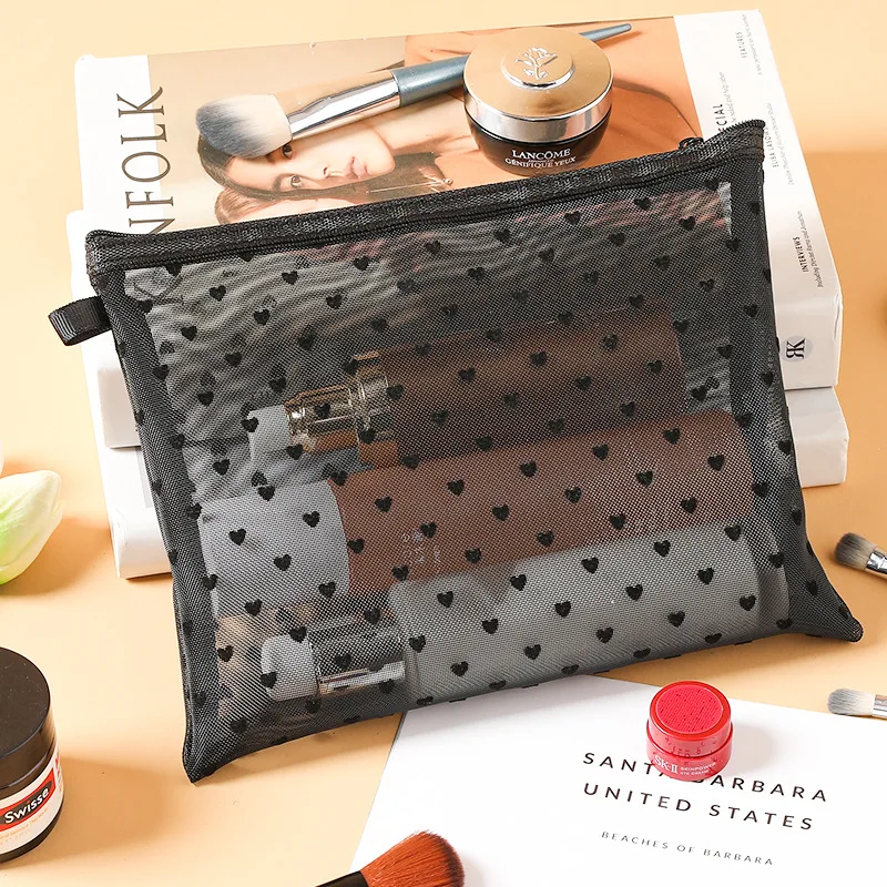 Mini bolsa corazón transparente para snacks y medicamentos de gatos - imagen 4