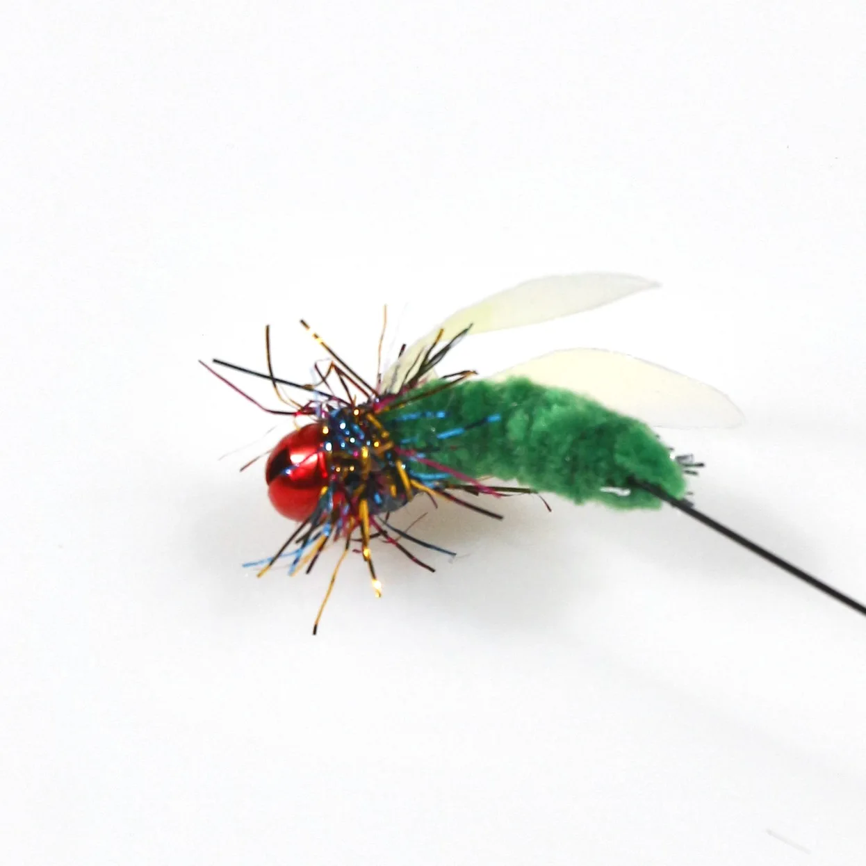 Juguete varita para gatos: insectos simulados cabezas intercambiables - imagen 5