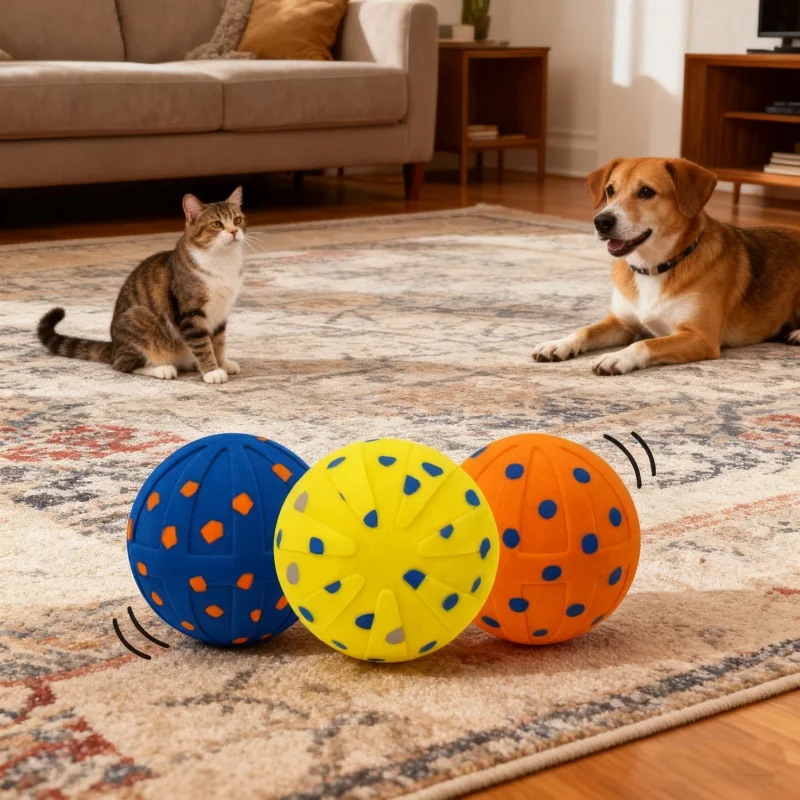 BOOTEELY-pelota de juguete inteligente para perros, palomitas de maíz ETPU, pelota de juguete para saltar automática para perros, tiene múltiples funciones, como rebote y filado - imagen 2
