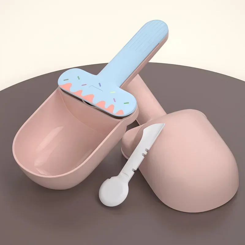 Nuevo Cuchara de comida para gatos con helado, cuchara enlatada, pala para comida, suministros para mascotas - imagen 2