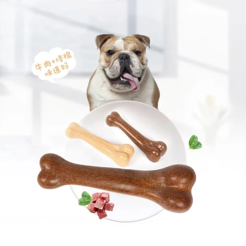 Juguetes masticables para huesos de perro, juguetes para cachorros antimordeduras naturales no tóxicos, casi indestructibles, para perros pequeños, medianos y grandes, juego Dental para masticar para mascotas - imagen 2