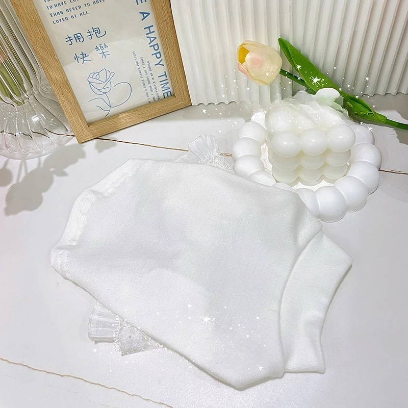 Camisa básica de cuello alto para mascotas, camiseta de otoño e invierno con mangas acampanadas de encaje, ropa para perros pequeños - imagen 5