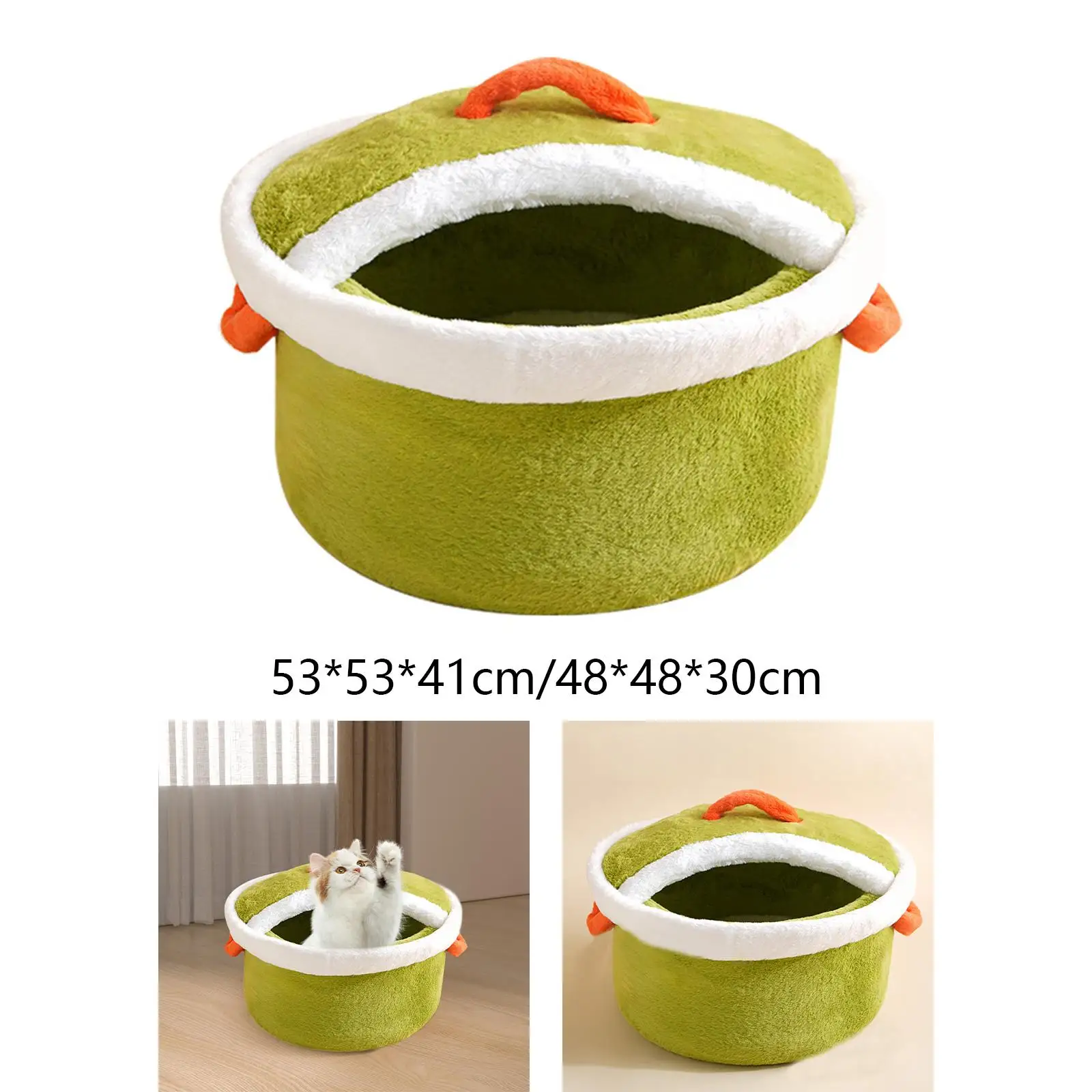 Indoor Cat Bed Cave Warm Sleeping Soft Kennel Pet Animal House Pet Sofa Bed Kitten Kitty Shelter for Cats Small Dog Kitten Puppy