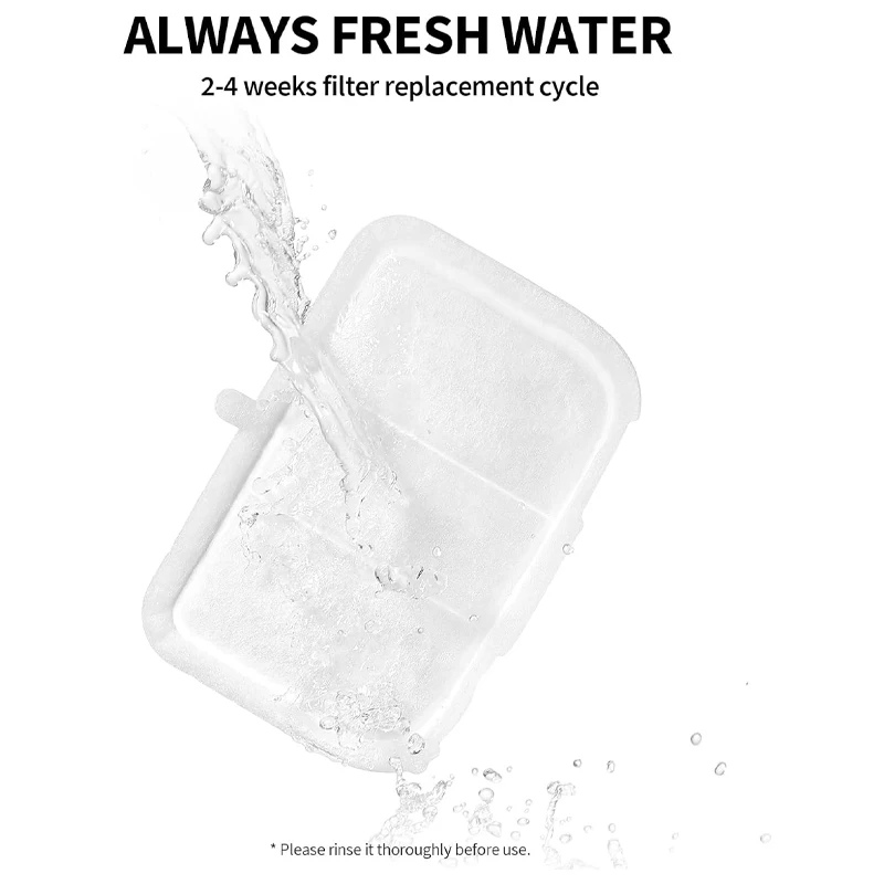 Unidad de filtro de 5 paquetes para fuente de agua inalámbrica PETKIT EVERSWEET MAX, repuesto para fuente automática para gatos de 105 fl oz/3L - imagen 4