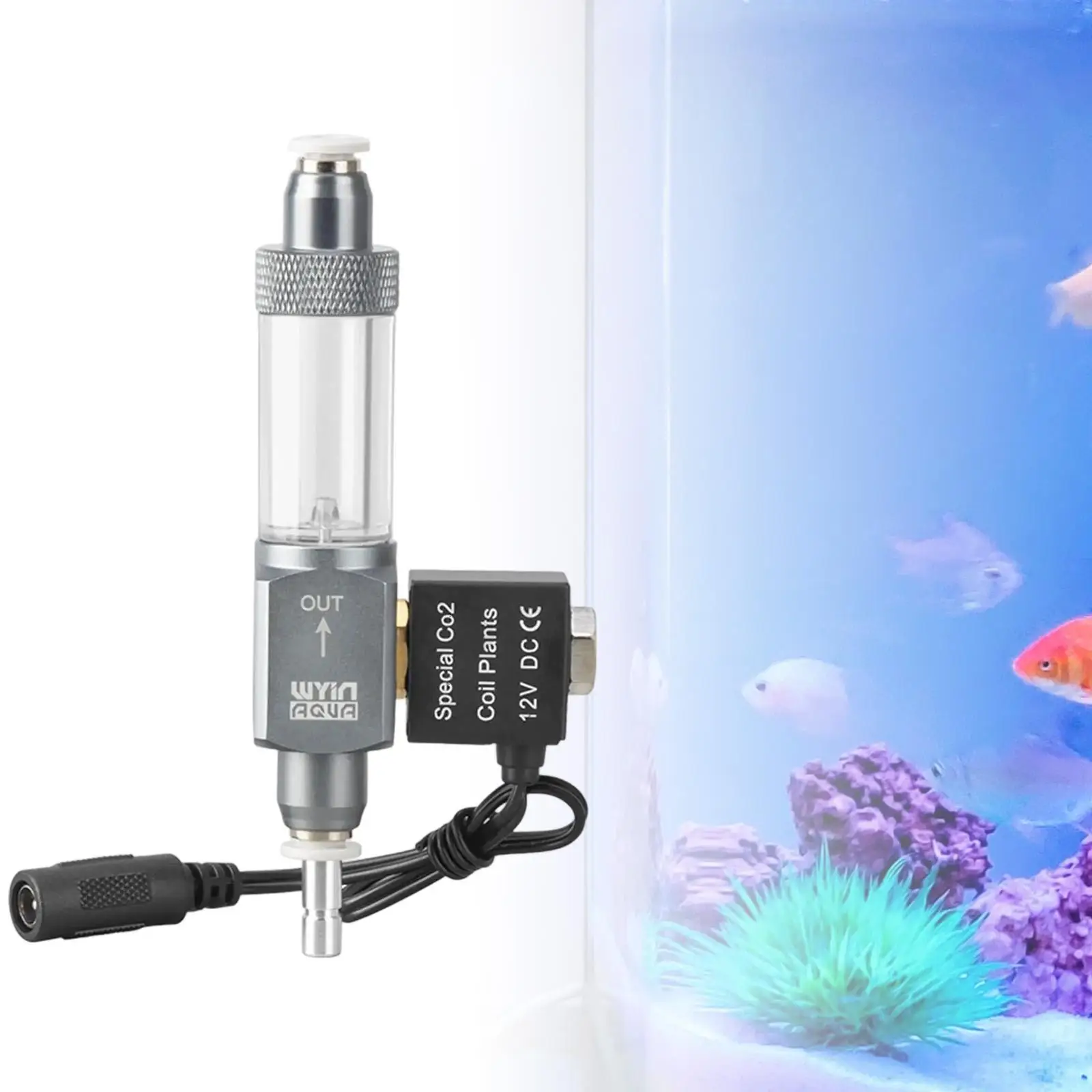 CO2 Bubble Counter Practical Easy to Use Co2 Tube Single Head