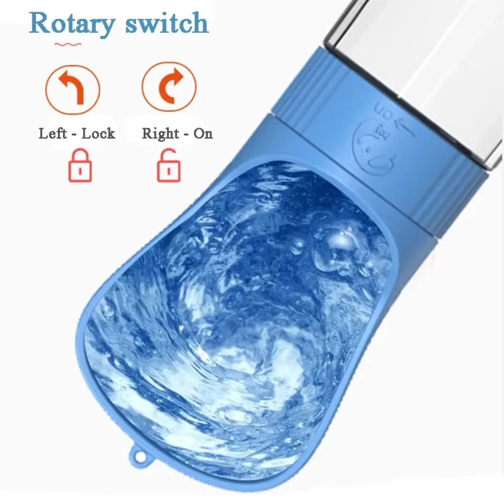 Botella de agua portátil para perros, 510/330ML, para perros pequeños y grandes, cachorros, gatos, viajes al aire libre, cuencos para caminar, alimentador para mascotas, suministros para perros - imagen 4