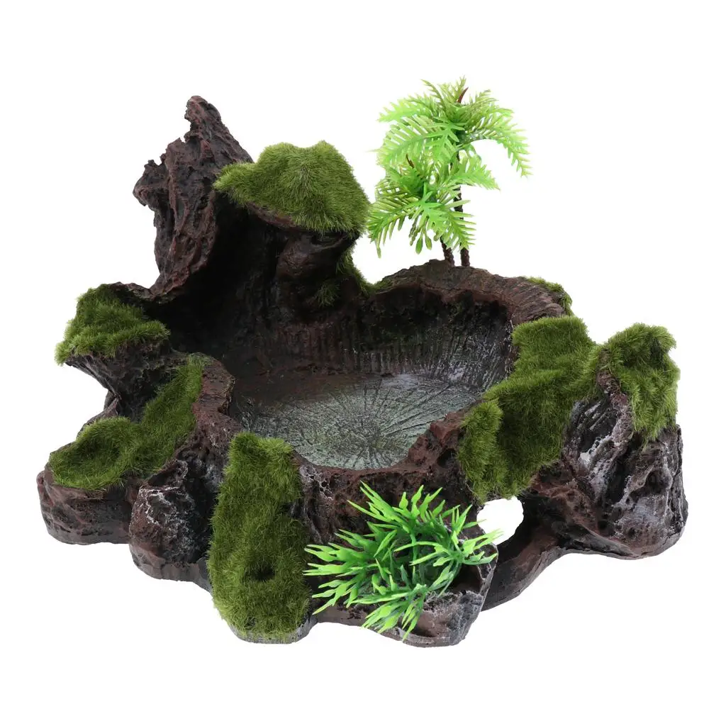 1Pc /Leopard/Gecko//Scorpion/Chameleon/Snake Moss Decoration Resin