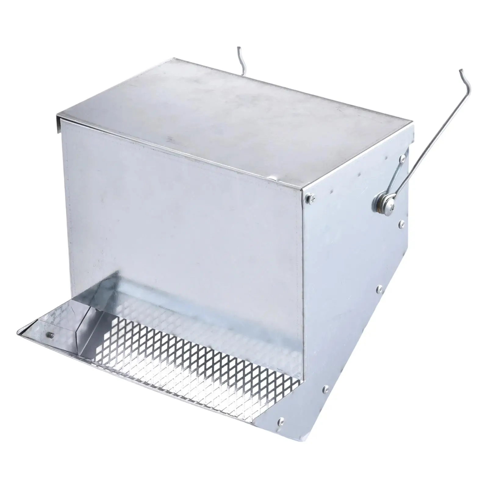 Comedero para animales, tamiz, jaula inferior, alimentador para conejos, accesorios dispensadores de alimentos para pollo, erizo, conejillos de indias, otros animales pequeños - imagen 5