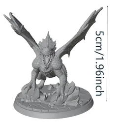 Juguete dragón para perros – Figura 3D resistente sin pintar