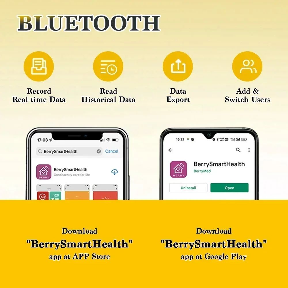 Monitor veterinario portátil 6 en 1 para mascotas, Monitor de signos vitales multiparámicos SpO2 HR Temp ECG RR NIBP, monitoreo con aplicación Bluetooth - imagen 4