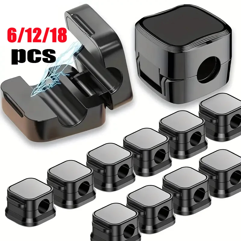 Organizador magnético de cables para mascotas – clips prácticos pared - imagen 2