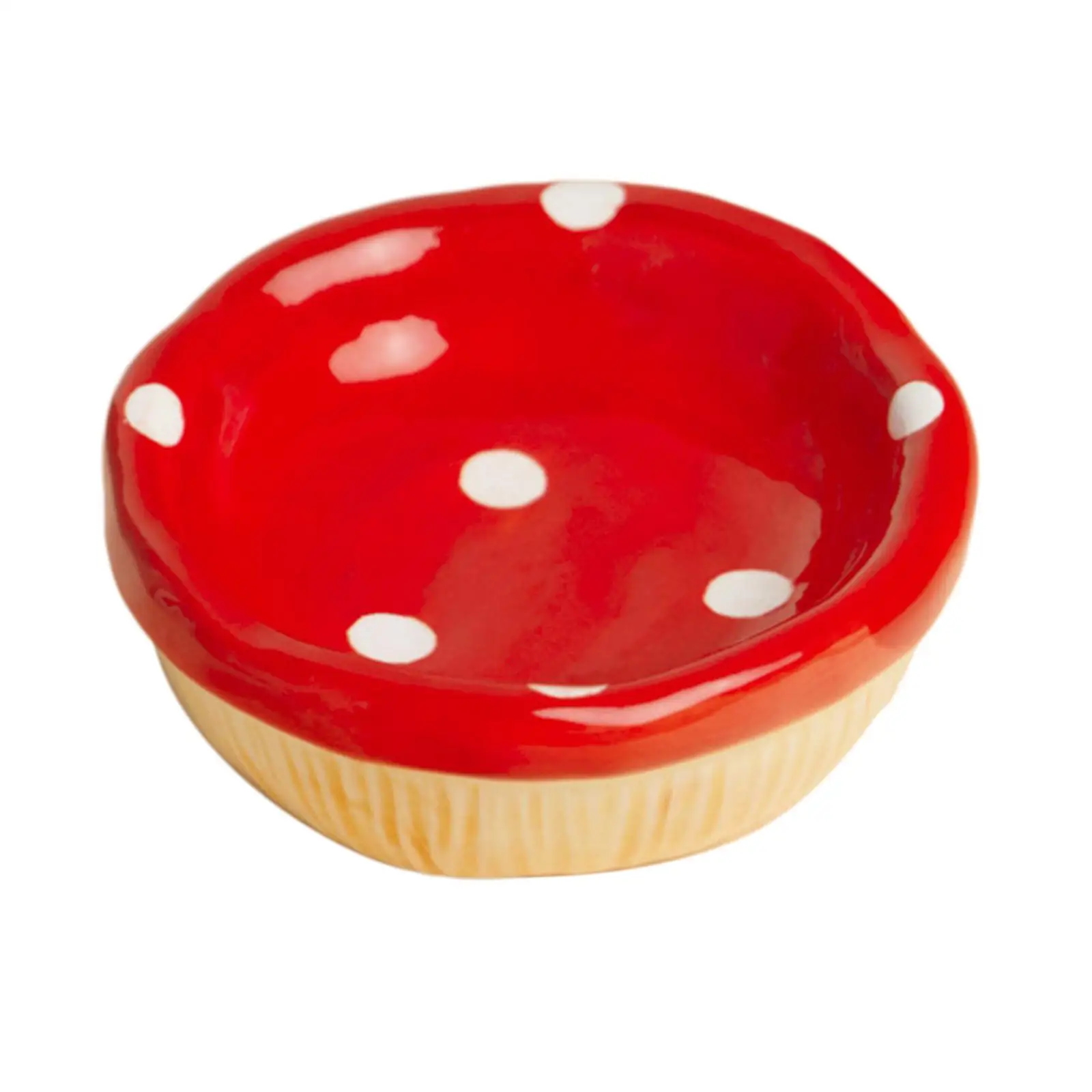 Ceramic Hamster House, Hamster Hideout, Cute Mushroom Shape Feeding Bowl for