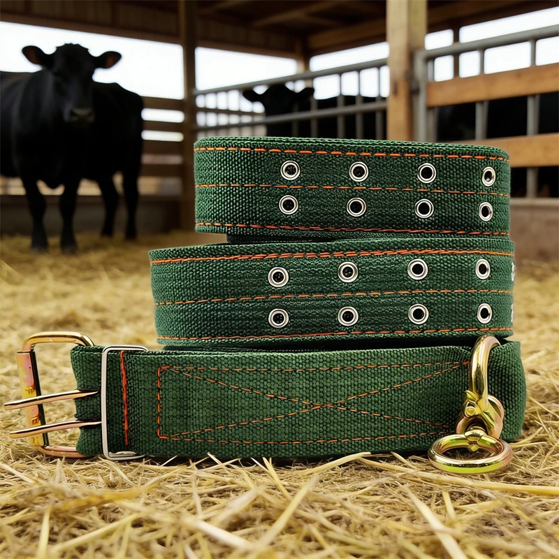 Collar de transporte para vacas – Lona resistente y ajustable para ganado - imagen 2