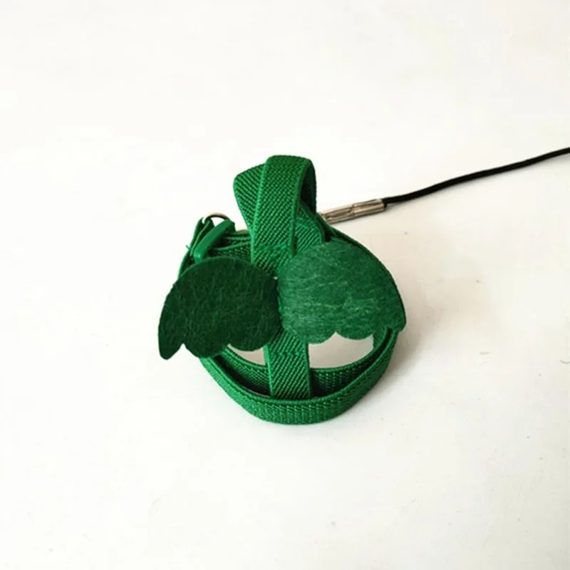 Correa de arnés para pájaros de Cable largo, cuerda de entrenamiento antimordida, chaleco decorativo ligero para periquitos y loros, cuerda para correa para loros y pájaros - imagen 2