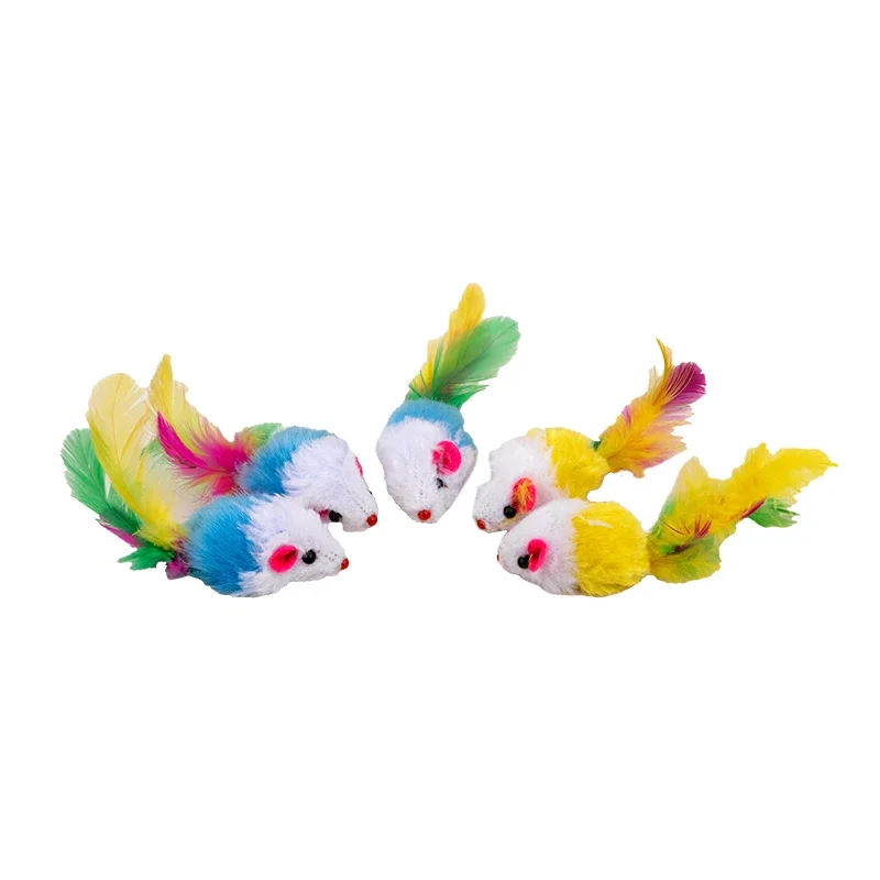 5/10/20 piezas juguetes de ratón para gato sonajero ratón gato divertido juguete surtido de juguetes interactivos para gatos para gatos gatitos de interior atrapar juguete de ratón - imagen 4