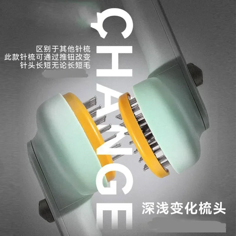 Peine para mascotas, cepillo de limpieza, depilación, peines para gatos, peine para perros y gatos, artículos para el cuidado de mascotas, cepillo para perros - imagen 4