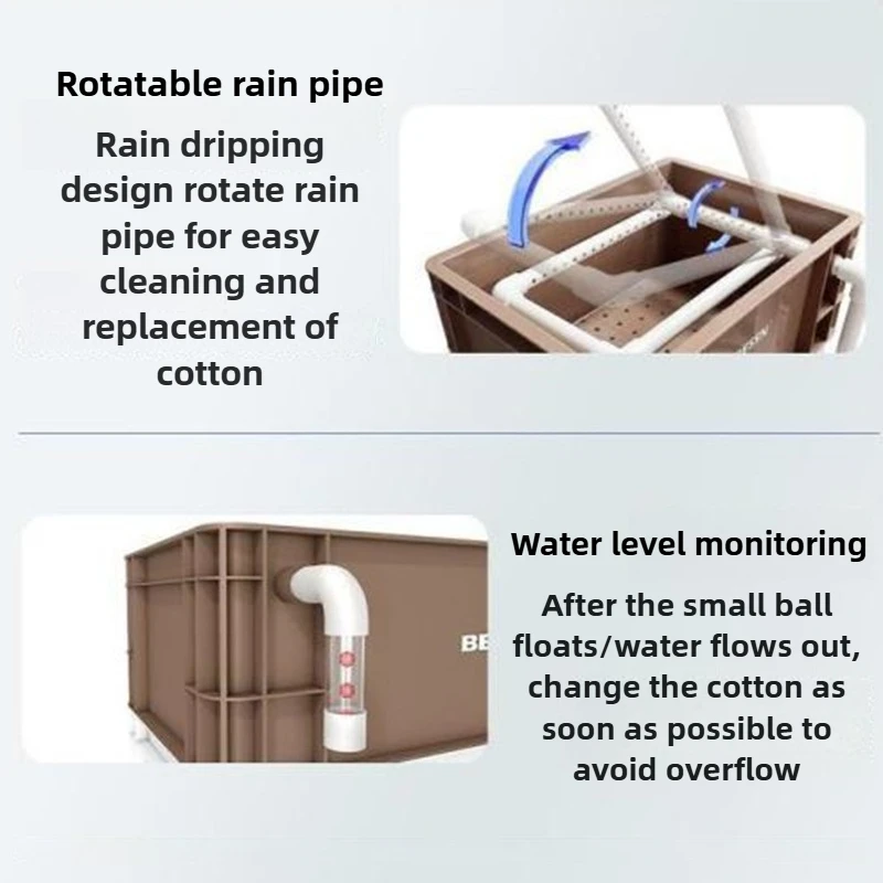 Caja de filtro externo para pecera, sistema de circulación de agua para acuario, filtros, equipo de filtro de recipiente para acuario, suministros para pecera - imagen 5