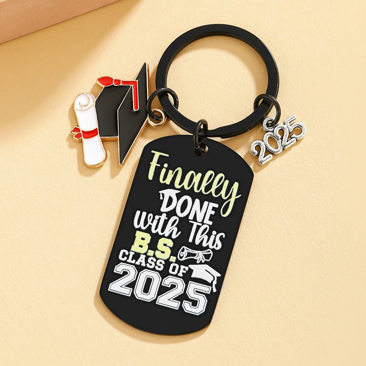 Clase de 2025 Decoración de graduación Regalo de graduación universitario para su señora Llavero avanzado 2025 para su hija hijo - imagen 2