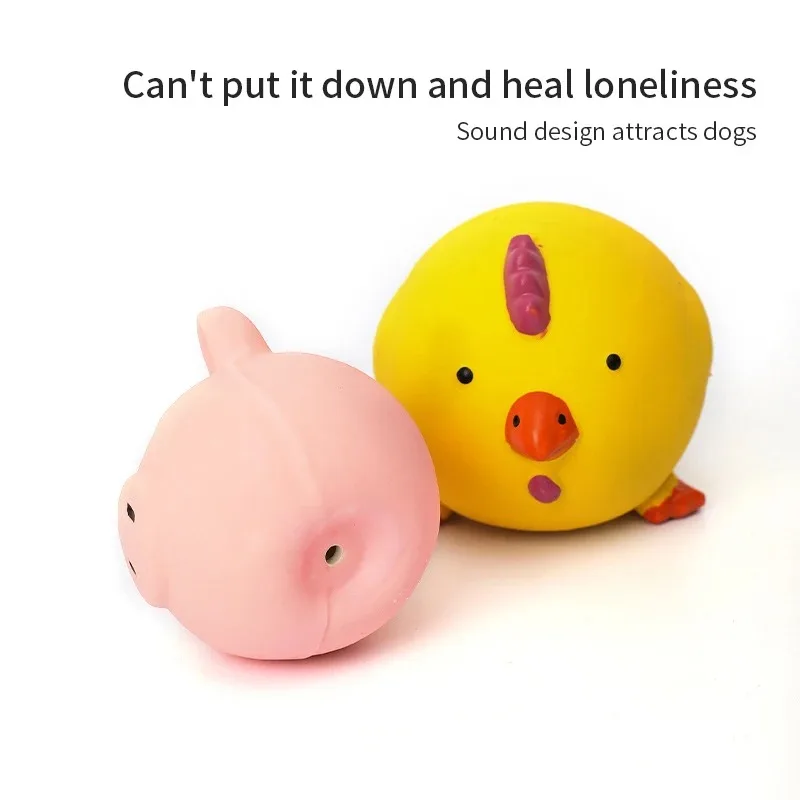 Juguete masticable dental para perros – Látex resistente con sonido - imagen 3