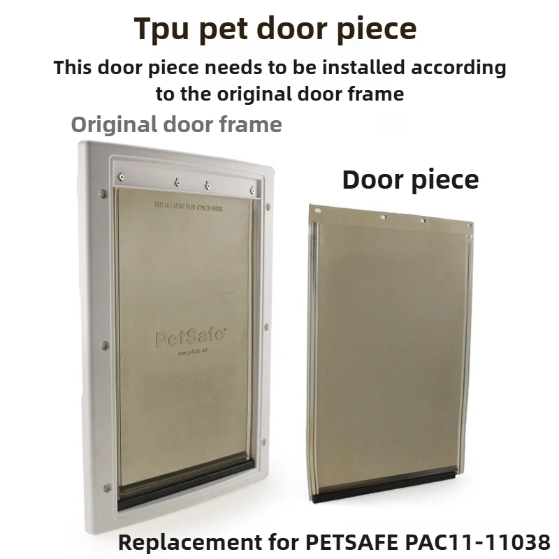 Aletas de puerta para perros de TPU suave para PETSAFE-PCA11, puertas de repuesto para perros, aletas de cortina para entrar en salida libre, Panel para cachorros, suministros para mascotas - imagen 2