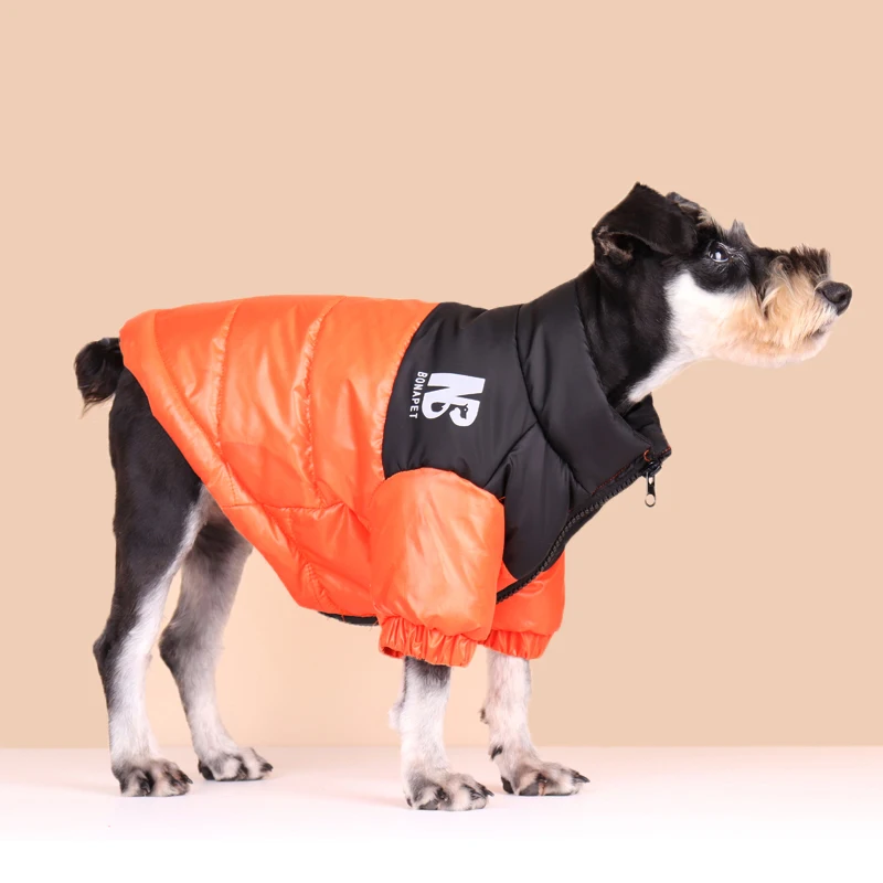 Ropa de invierno para mascotas, chaqueta reflectante para perros grandes, Bulldog Francés, Chihuahua, cachorro, abrigo cálido para perros pequeños y medianos - imagen 5