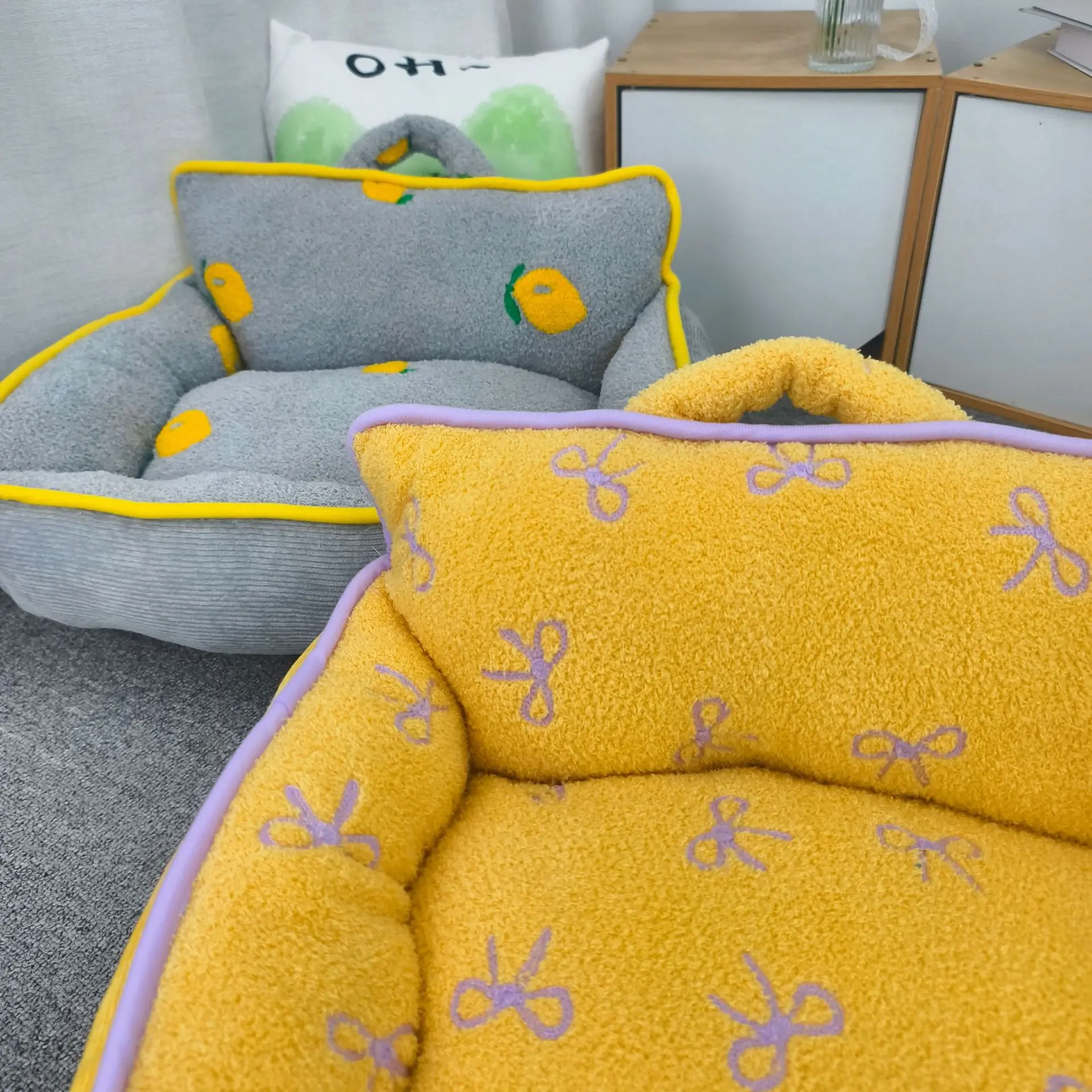 Sofá cálido para gatos y perros pequeños medianos lavable desmontable - imagen 3