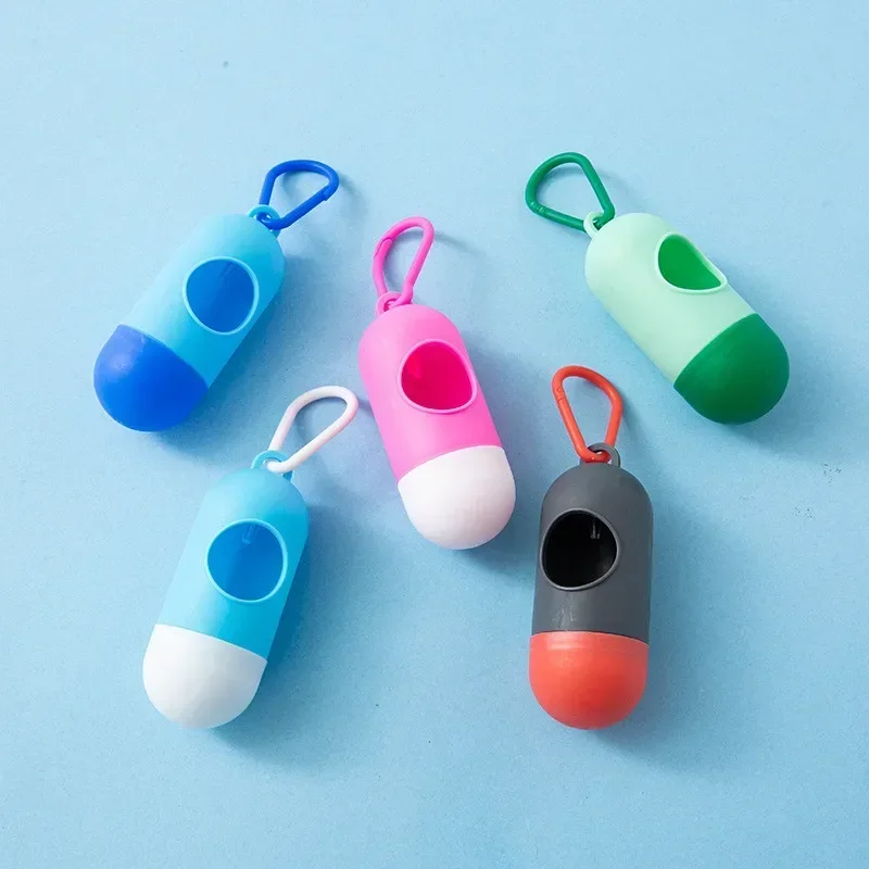 Nuevo dispensador de bolsas para excrementos de mascotas, soporte para bolsas de basura para perros, dispensador de bolsas de basura de plástico, estuche de transporte, bolsas de eliminación, suministros para perros - imagen 2