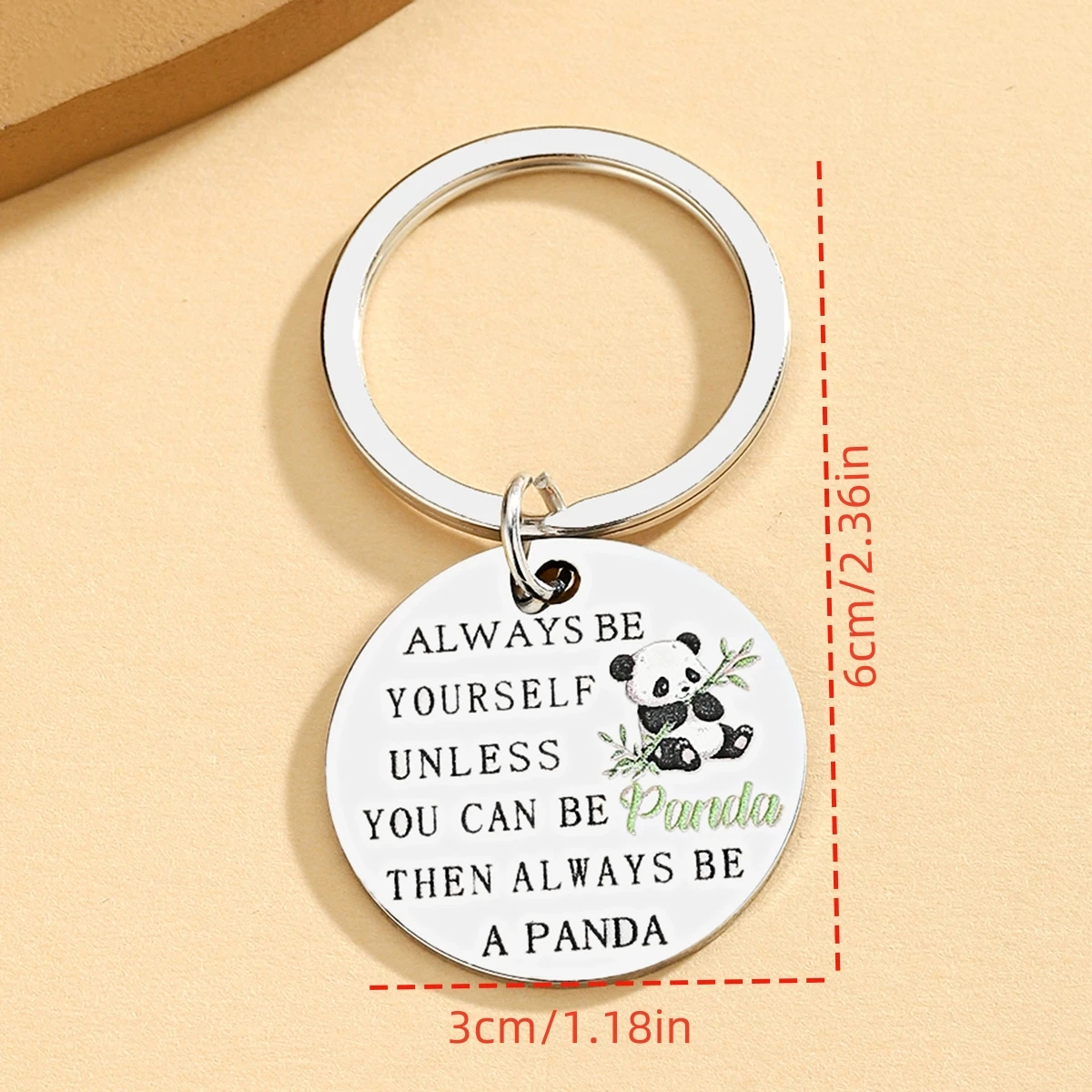 Llavero panda unico regalo practico para duenos de gatos y perros - imagen 5