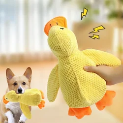 Juguete peluche pato sonoro para perros – Resistente a mordeduras