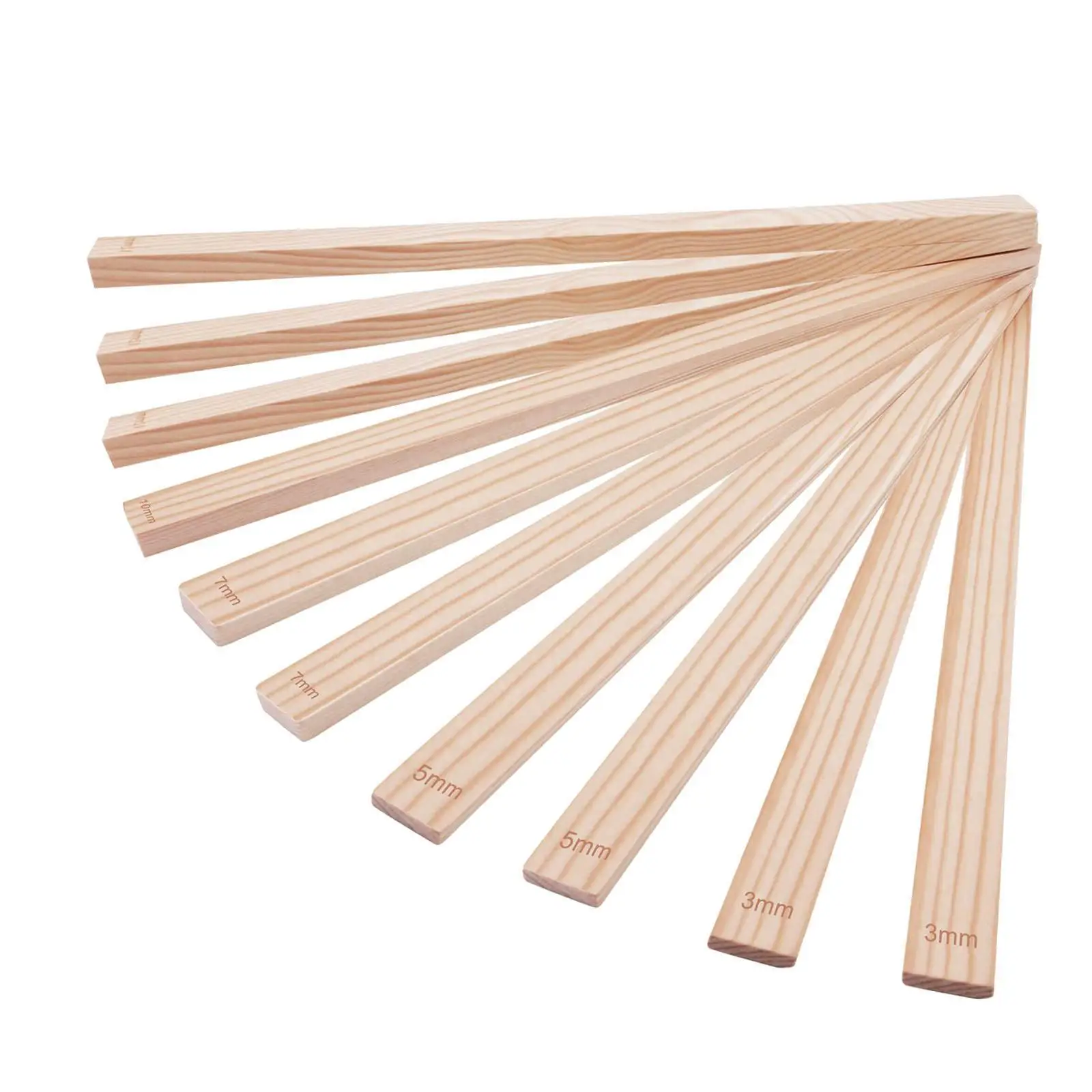 Wooden Rolling Pin Guides Portable for Dough Thickness Dough Rolling Strips Pizza Pastry Measuring Dough Strips Mud Sticks Guide