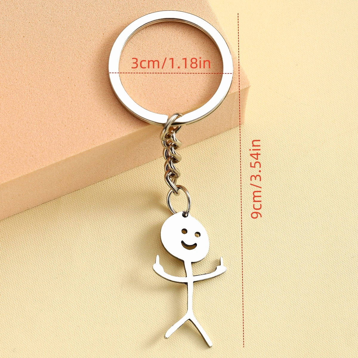 Regalos de elefante para adultos, llaveros de regalo divertidos, regalos de dedo medio para amigo, ella, llavero fresco, regalos de mordaza pequeña - imagen 4