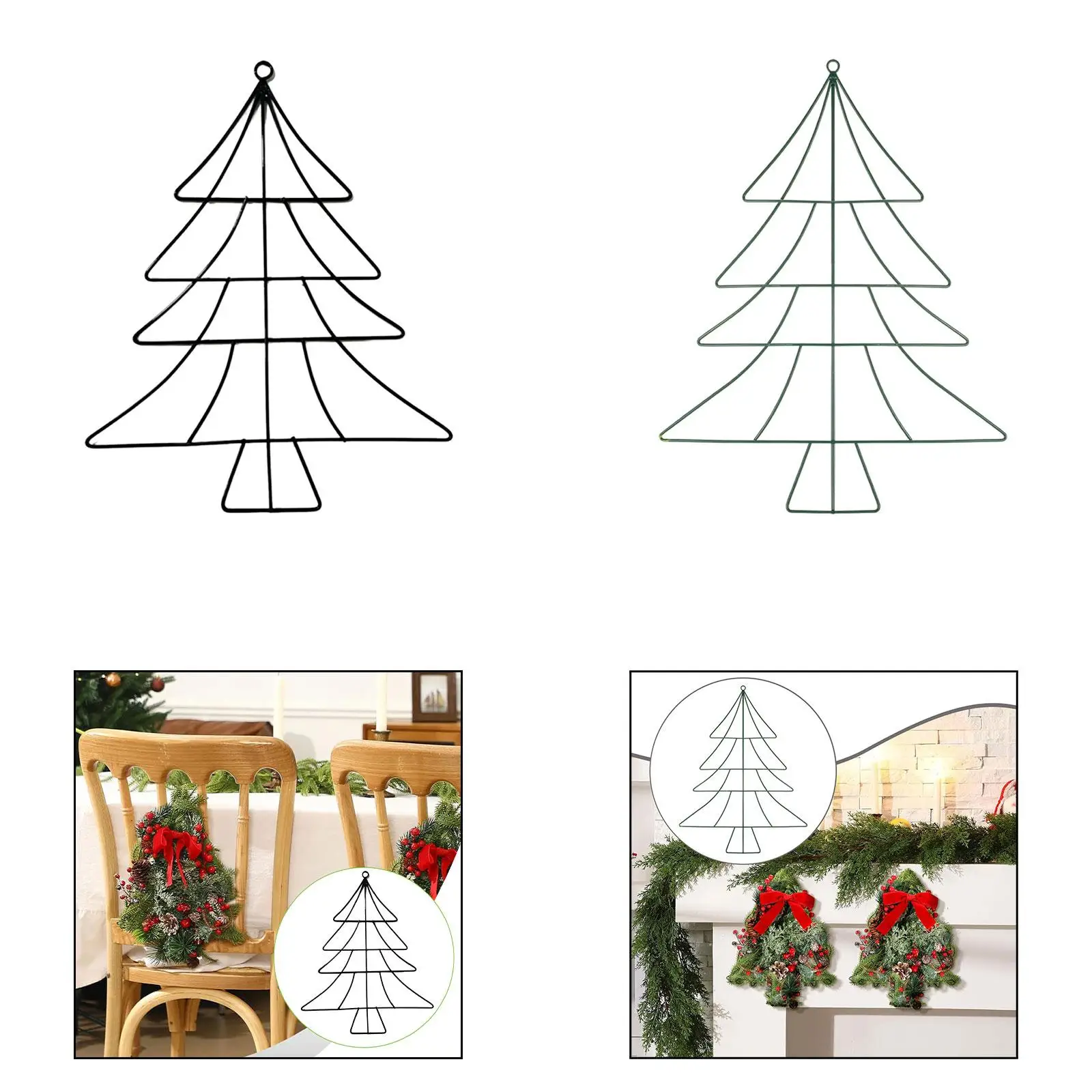 Outdoor Metal Christmas Tree Stand Unique Wall Hanging Craft for Garden Apartment Holiday Decorations Outdoor Metal Christmas Tree Stand Unique Wall Hanging Craft for Garden Apartment Holiday Decorations
