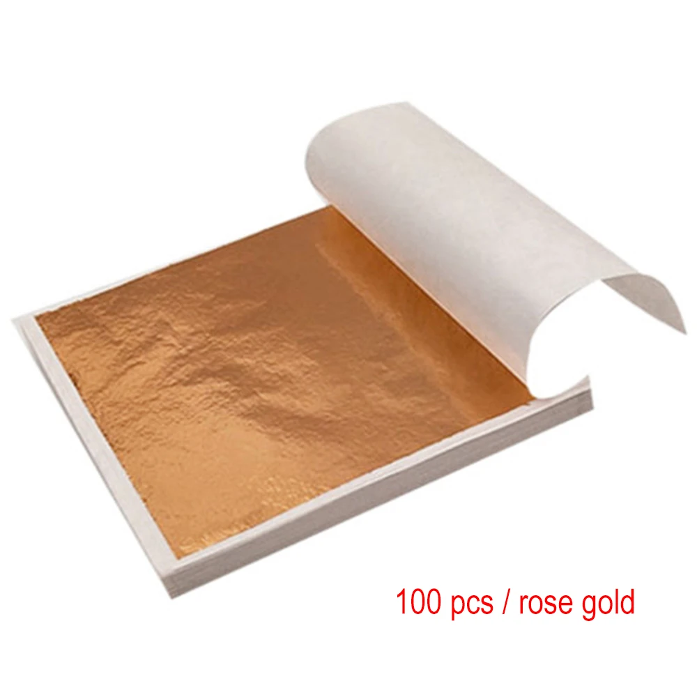 100pcs rose gold