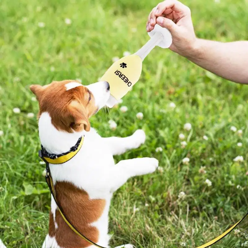 Juguetes de dentición para cachorros, botella de agua para perros, juguetes para masticar, juguetes interesantes para mascotas, juguetes de cumpleaños para perros, suaves y duraderos, resistentes y - imagen 3