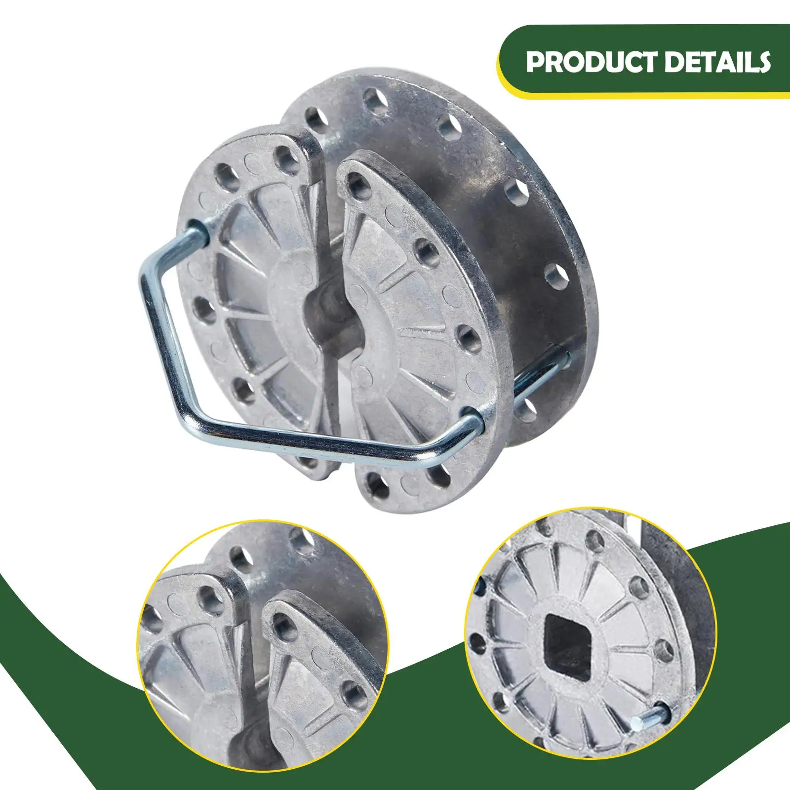 Colador de alambre para valla eléctrica, herramienta de cercado, tensor de trinquete de alambre de poste de valla de Metal de ajuste resistente para pasto, 12 Uds. - imagen 5