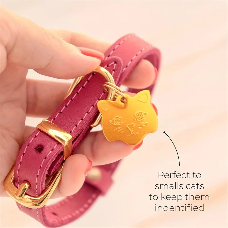 Placa de identificación personalizada para gatos y perros con teléfono - imagen 5