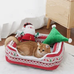 Saco de dormir de lana para gatos y perros – Cama suave invierno