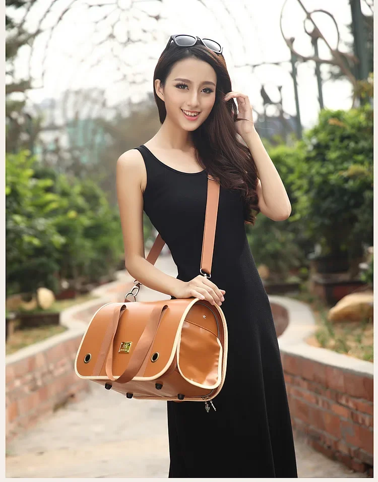 Mochila para mascotas, bolso para perros pequeños, bolso portátil para exteriores, bolso de conejo transpirable - imagen 3