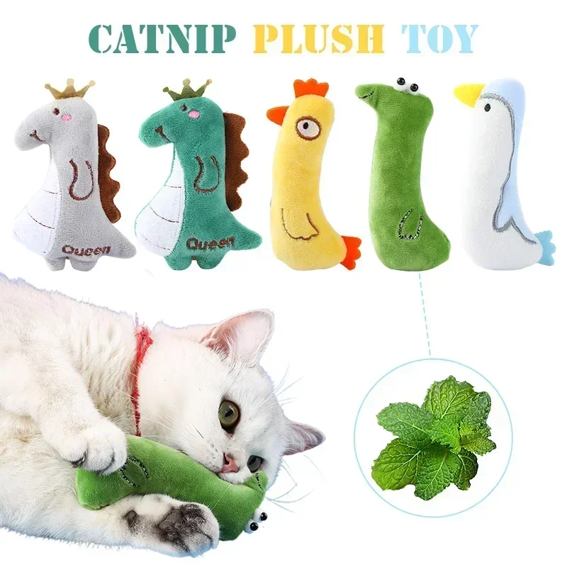 Juguete de peluche para gatos con diseño de dibujos animados