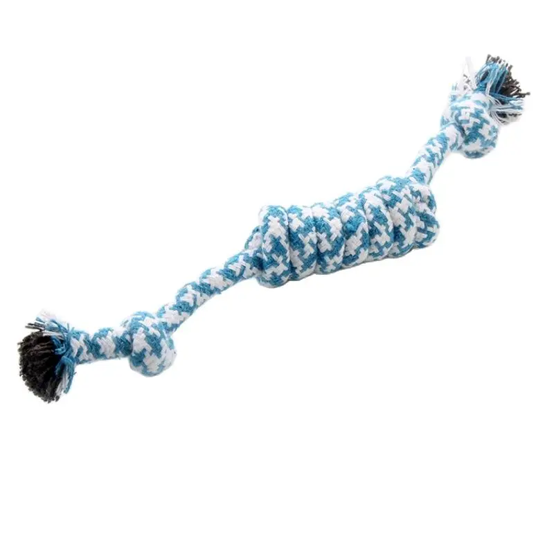 Juguete masticable de cuerda para perro, entrenamiento al aire libre, divertido, juguetes para gatos, perros grandes y pequeños, cuerda trenzada duradera, juguete antiestrés - imagen 4