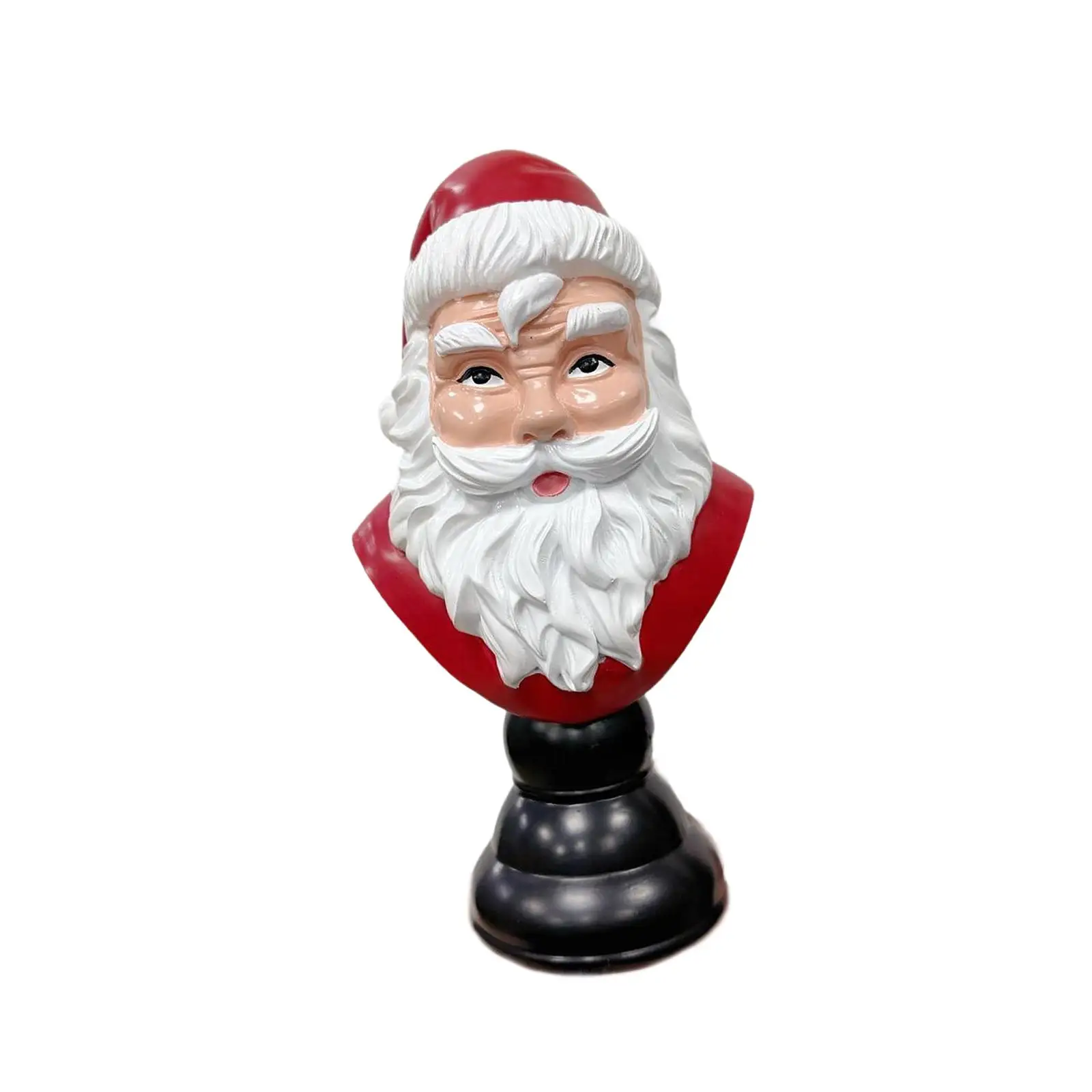 Santa Half Body Statue Sculpture Creative Traditional Adornment Desktop Ornament Crafts for Home Office Bedroom Cabinet Decor Santa Half Body Statue Sculpture Creative Traditional Adornment Desktop Ornament Crafts for Home Office Bedroom Cabinet Decor