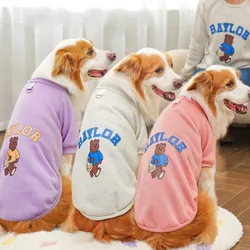 Abrigo con capucha para perros grandes de invierno cálido