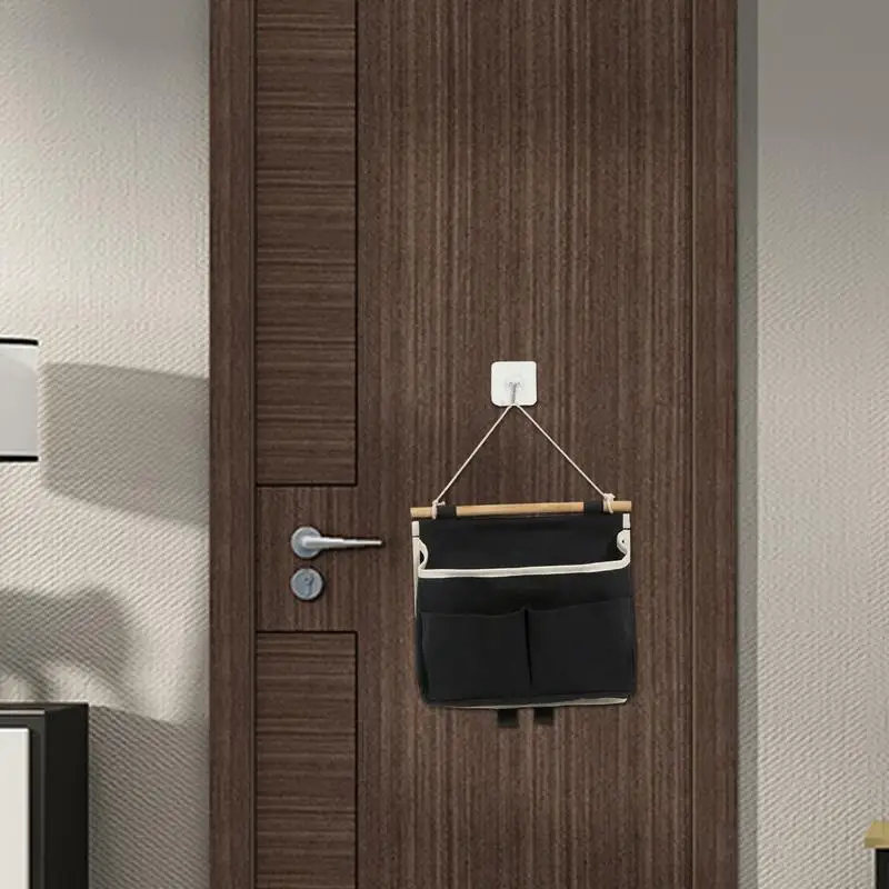 Bolsa para colgar en la pared, organizador de puerta y armario, organizador colgante de pared con bolsillos para armario, oficinas, dormitorio y sala de estar - imagen 3