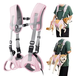Mochila horizontal para perros pequeños y medianos, transpirable