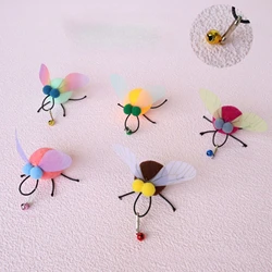 Recambio insecto con plumas para juguetes de gatos